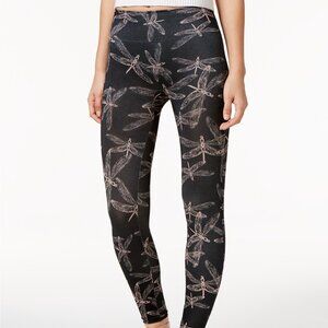 First Looks Women's Graphic Dragonfly Seamless Leggings,Medium/Large